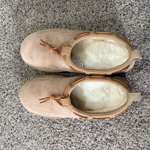 UGGs Tan Suede Moccasin Slippers